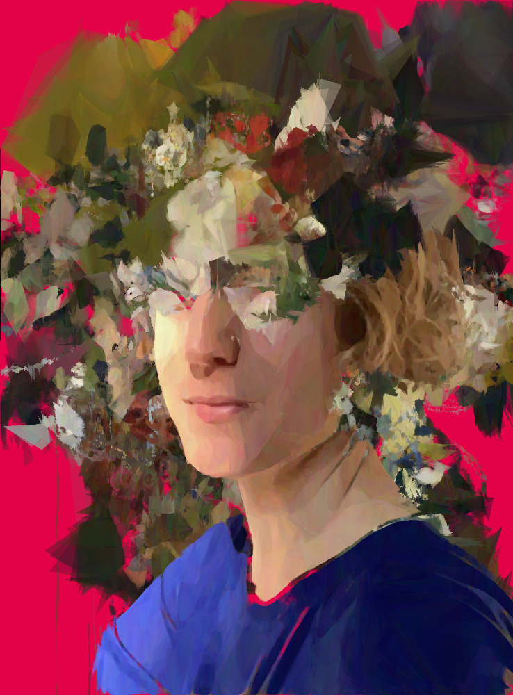 generative code over ai generated visuals