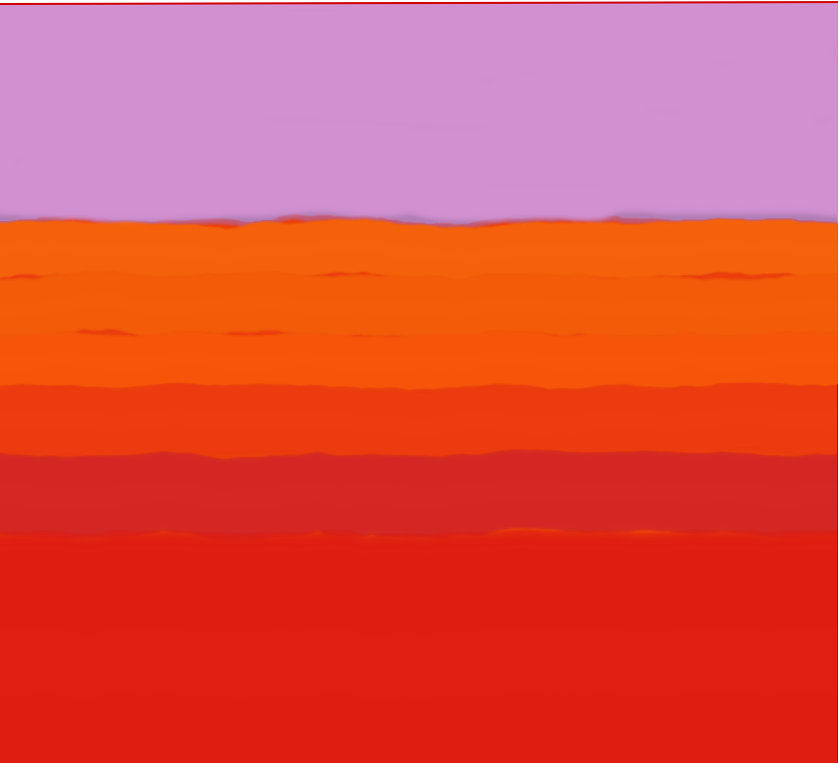 Generative sketch. Central panel. 210x190 cm.