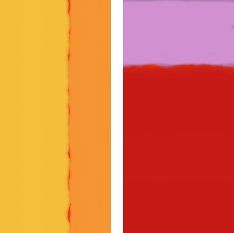 Generative sketch. Left panels. 90x190 cm. each.