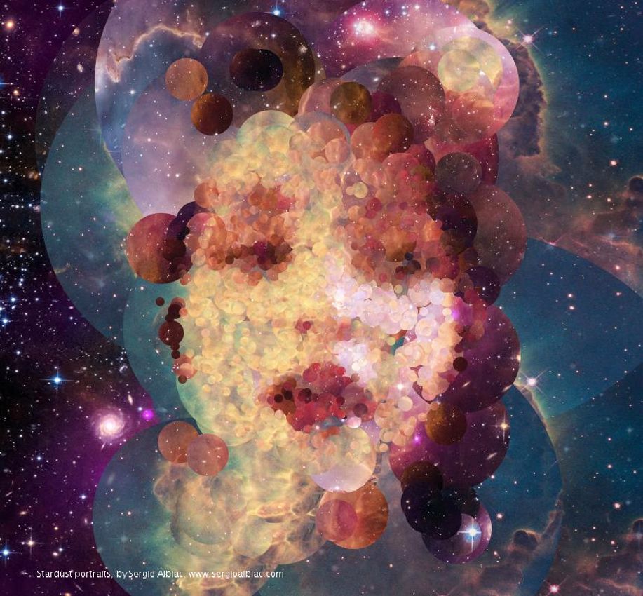 Stardust generative portrait